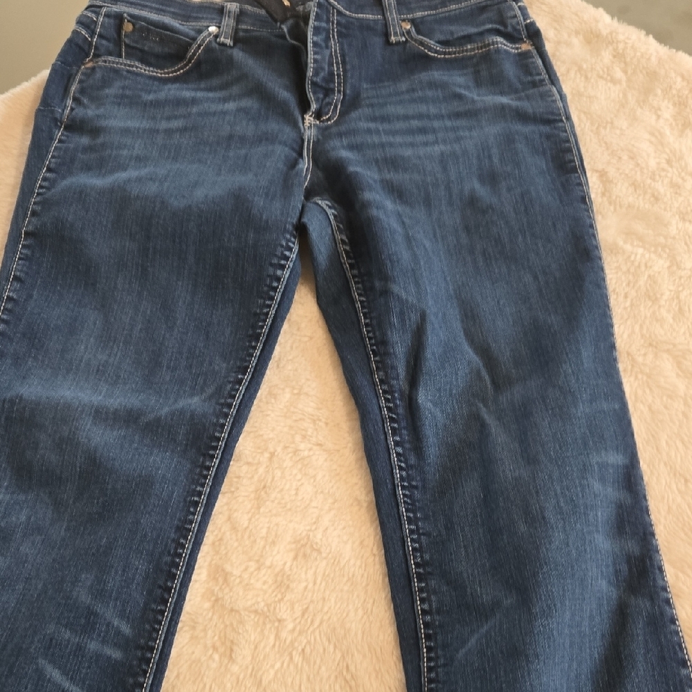 Wrangler Blue Boot Cut Jeans with Embroidered Pocket - Picture 9 of 11